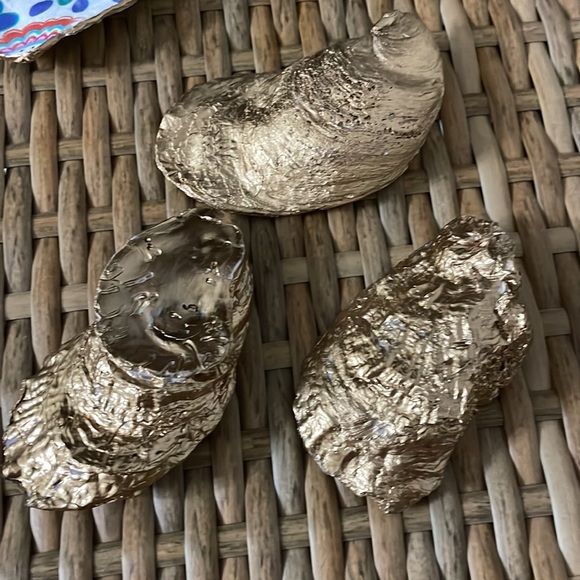 Hand Crafted Jewelry Oyster Shell Trinket Jewelry Holder Decoration